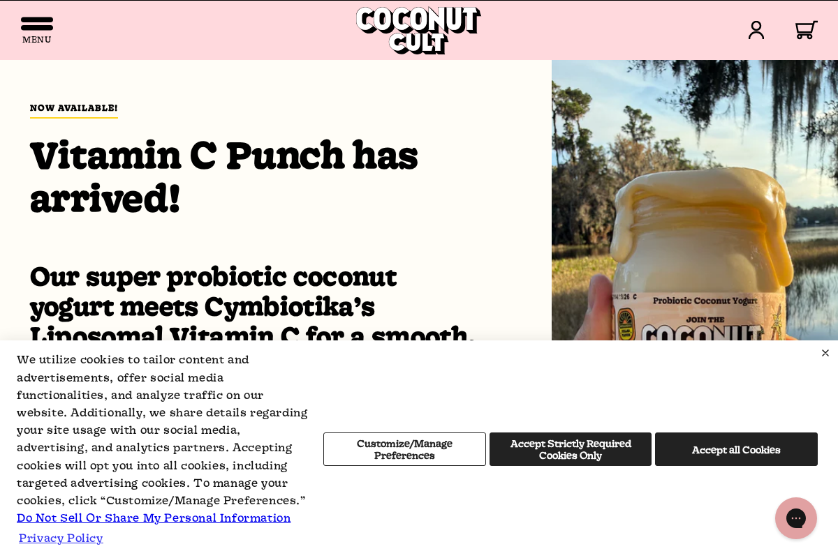 thecoconutcult.com homepage screenshot