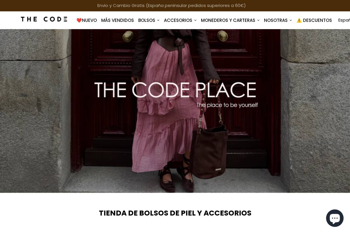 thecode.es homepage screenshot