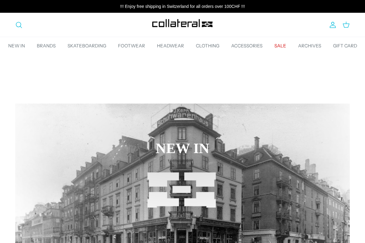 thecollateral.ch homepage screenshot