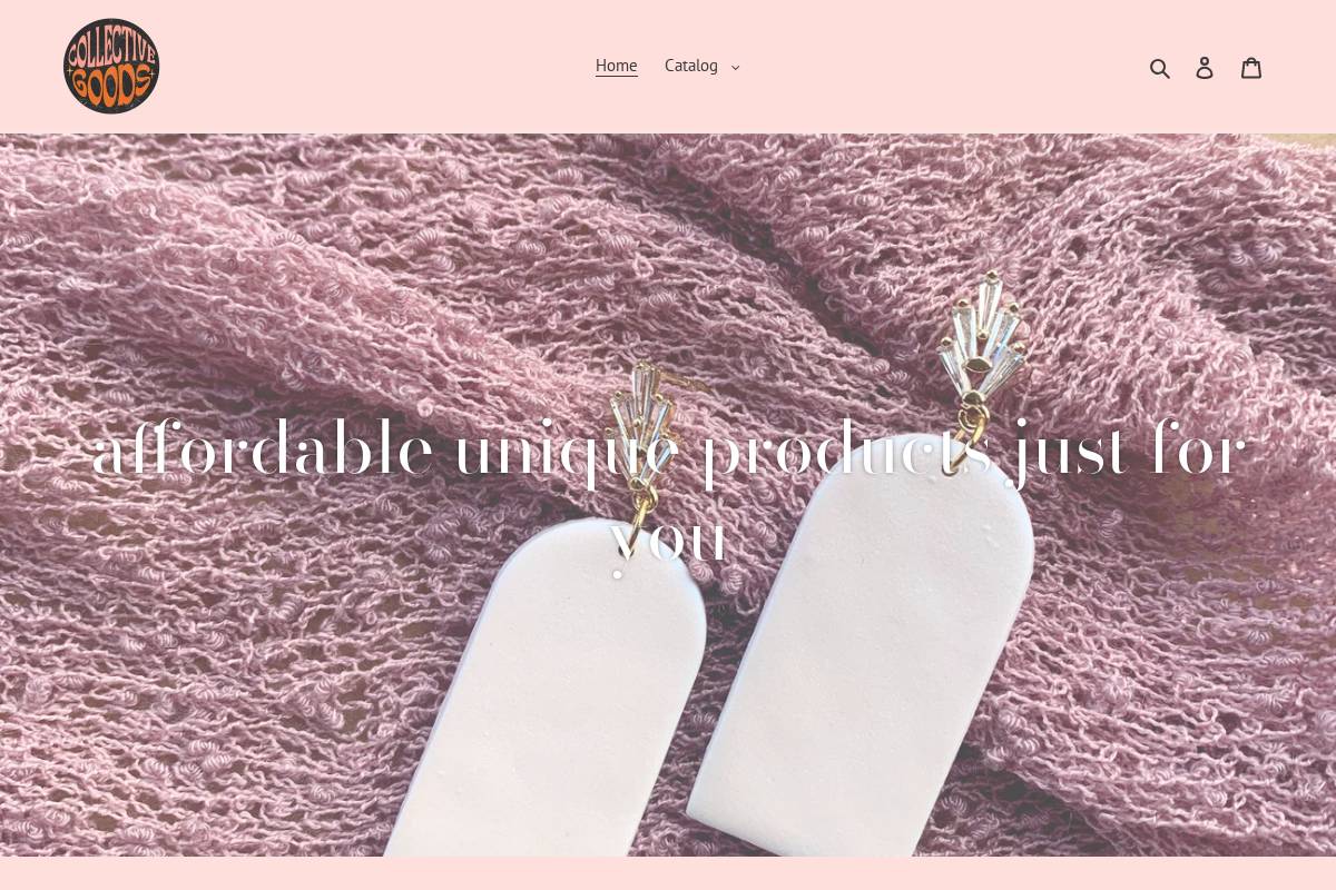 thecollectivegoods.co homepage screenshot