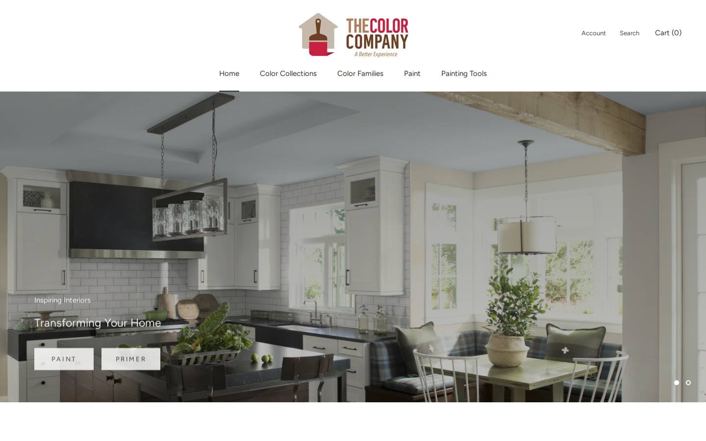 thecolorcompany.com homepage screenshot