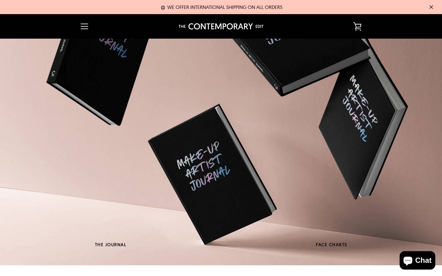 thecontemporaryedit.com homepage screenshot