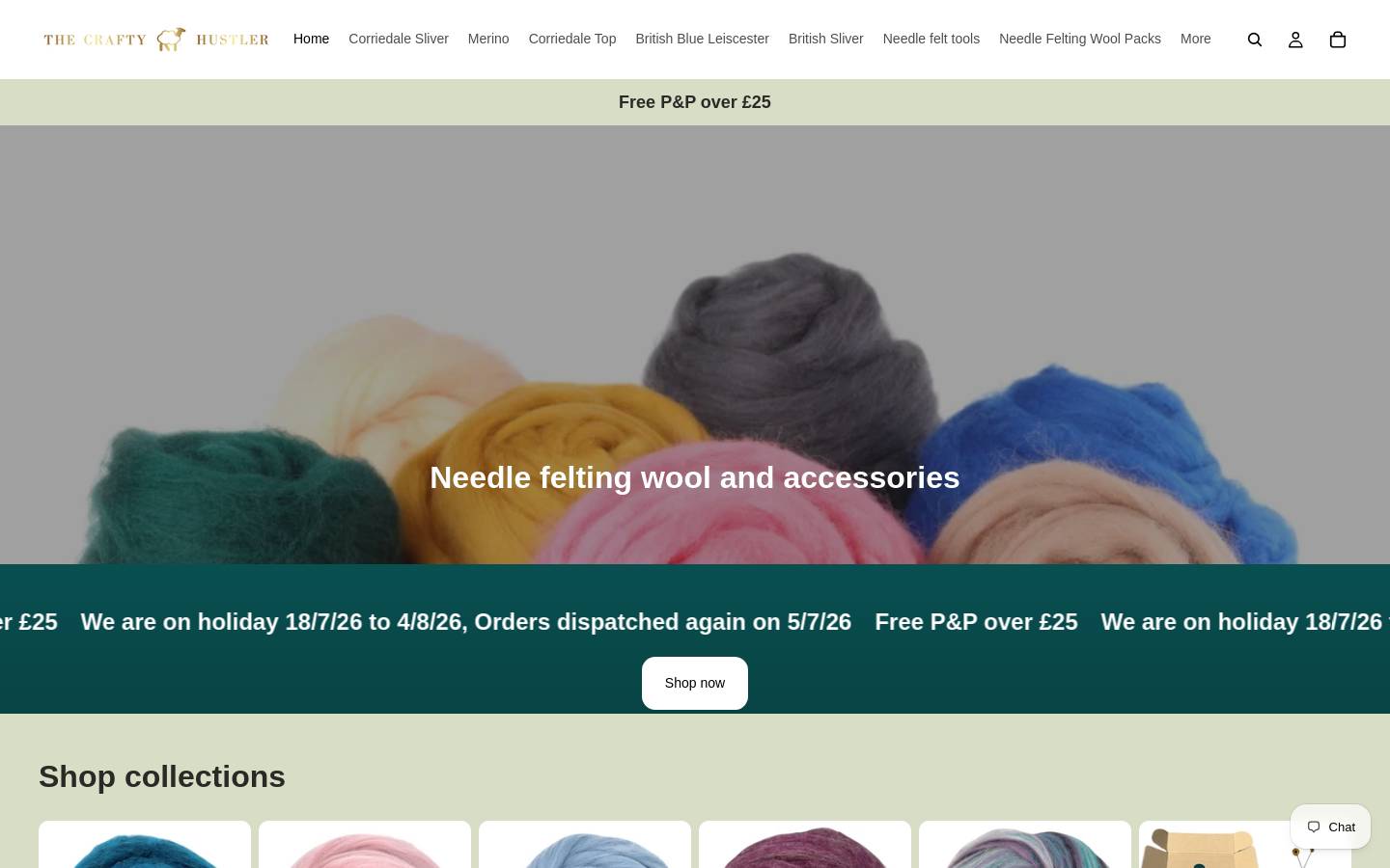 thecraftyhustler.com homepage screenshot