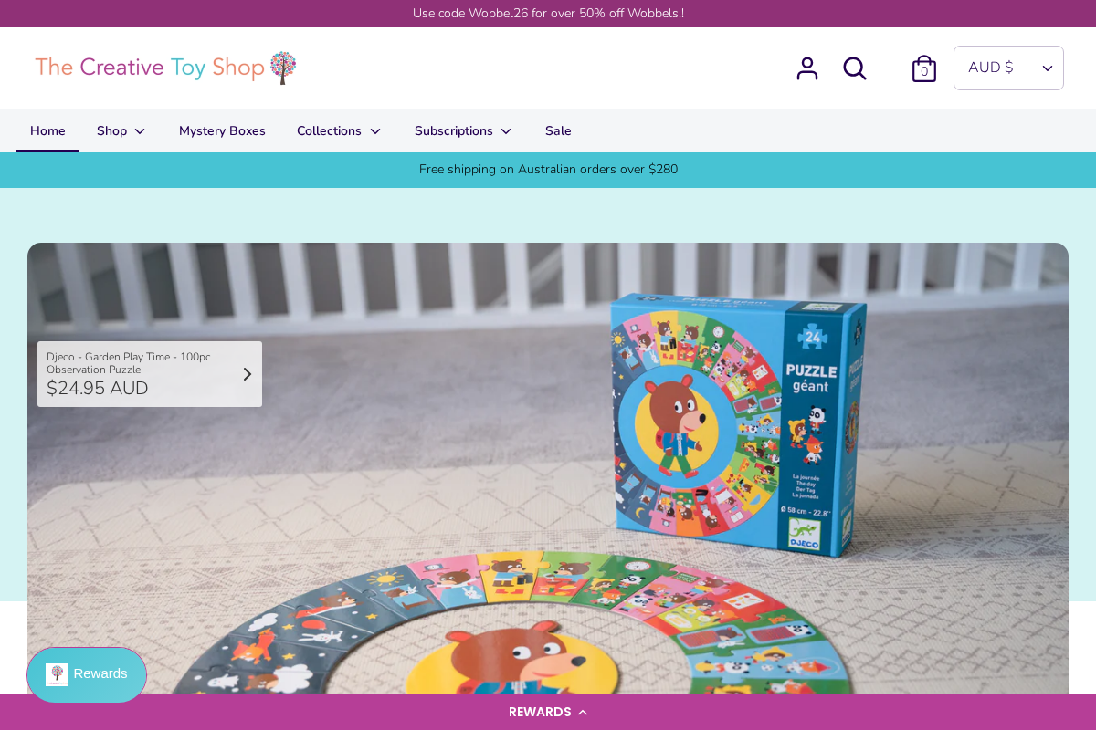 The Creative Toy Shop homepage screenshot