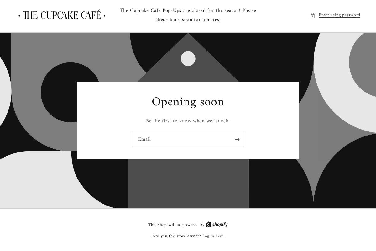thecupcakecafe.ca homepage screenshot