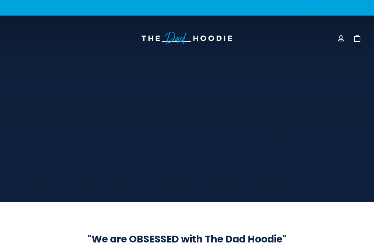 thedadhoodie.com homepage screenshot