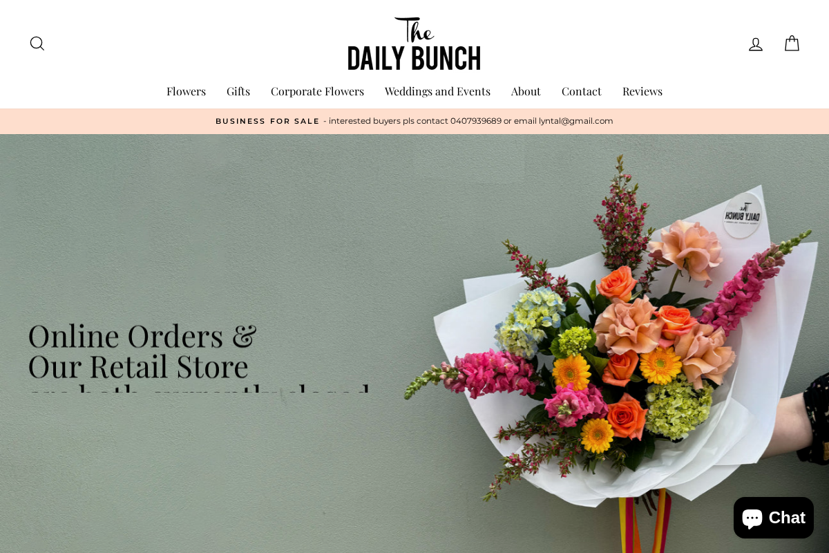 The Daily Bunch homepage screenshot