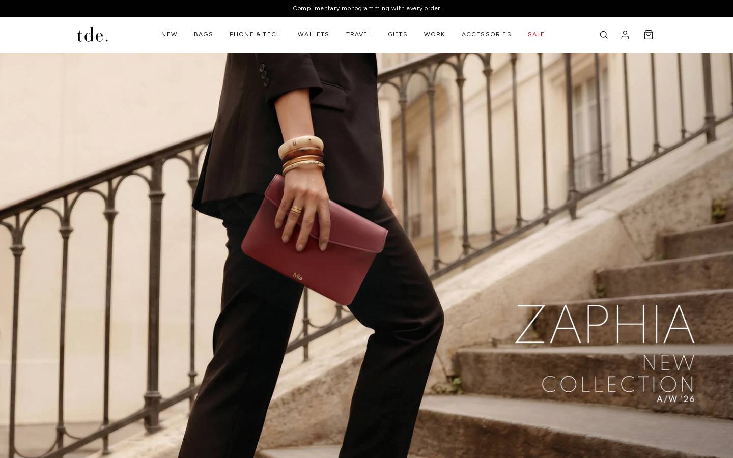 The Daily Edited homepage screenshot