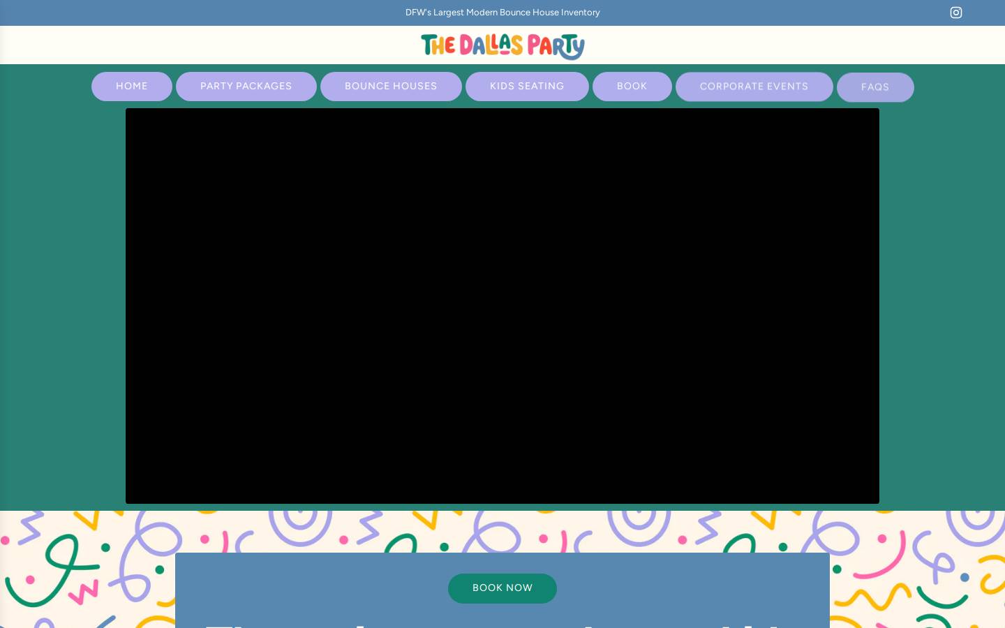 thedallasparty.com homepage screenshot
