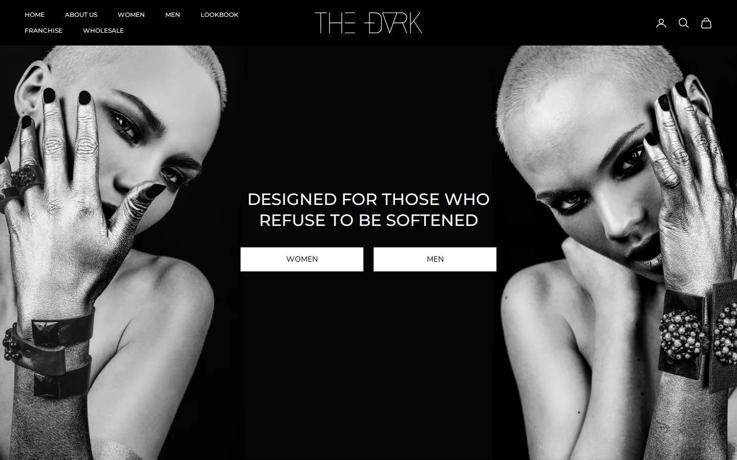thedarkeshop.com homepage screenshot