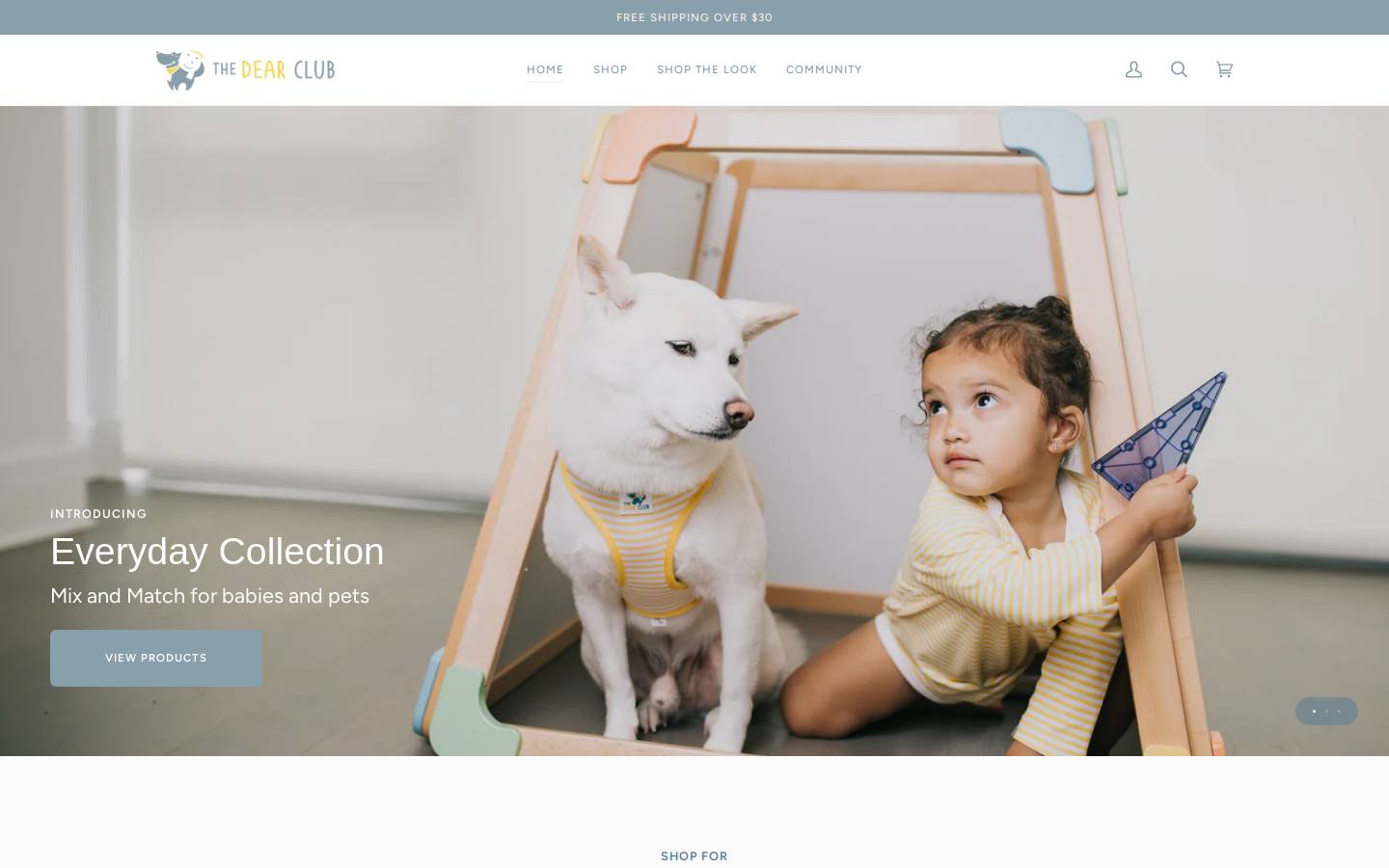 thedearclub.com homepage screenshot