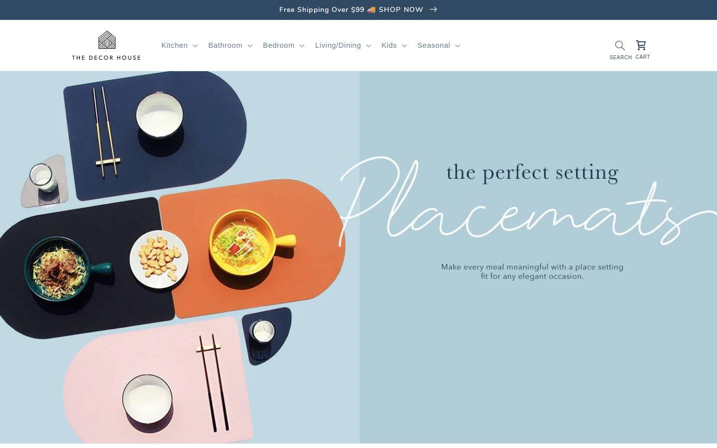 Thedecorhouse homepage screenshot