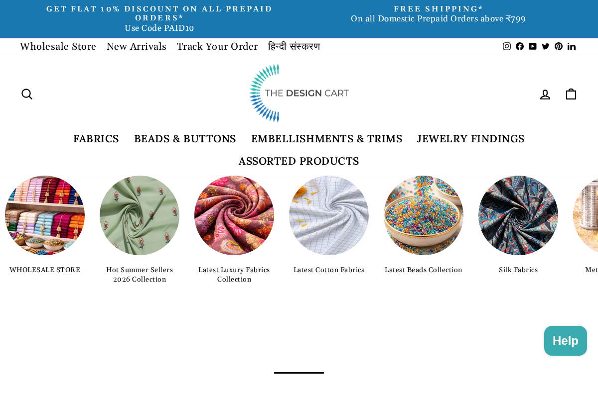 The Design Cart homepage screenshot