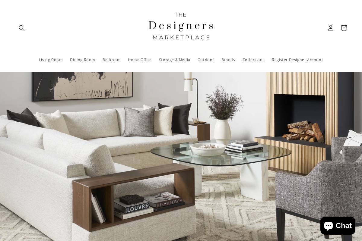 thedesignersmarketplace.com homepage screenshot