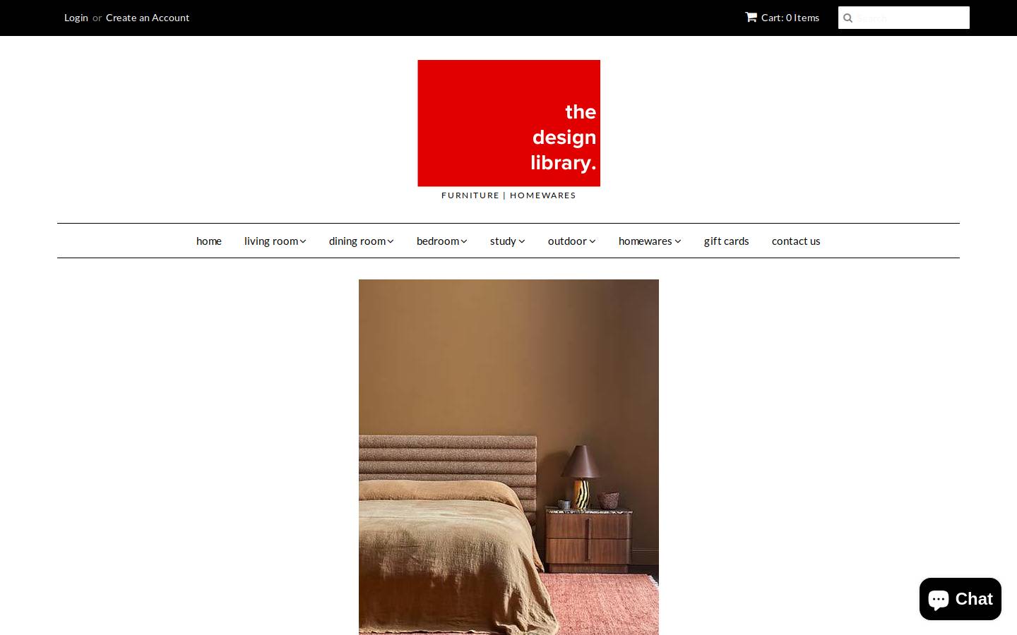 thedesignlibrary.co.nz homepage screenshot