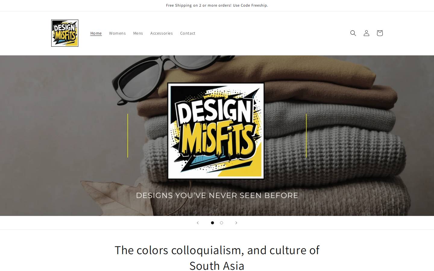 thedesignmisfits.com homepage screenshot