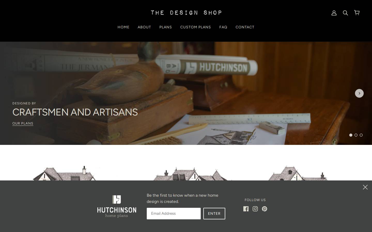 thedesignshop.net homepage screenshot