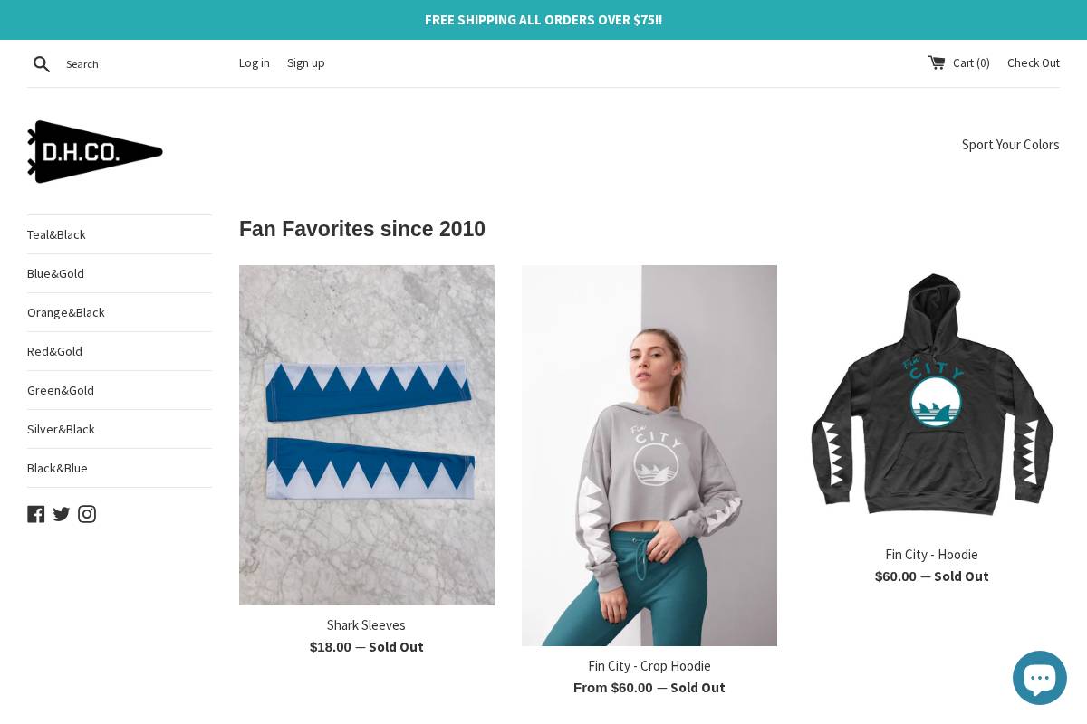 thedhco.com homepage screenshot