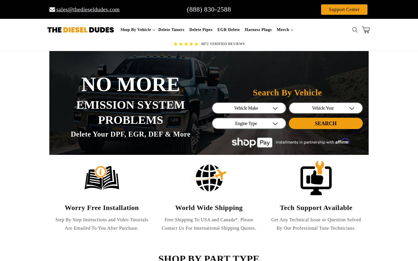 thedieseldudes.com homepage screenshot