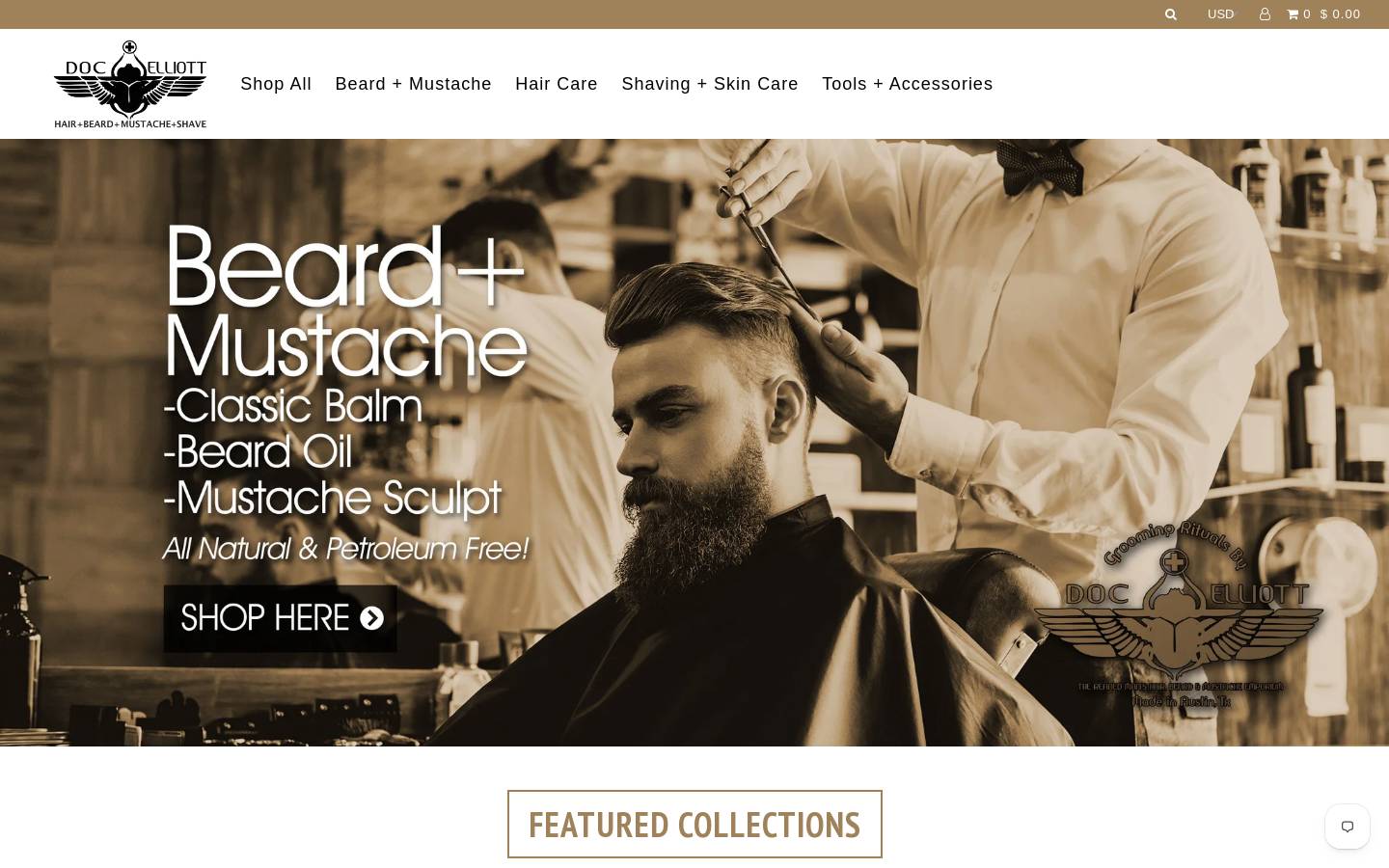 thedocelliott.com homepage screenshot