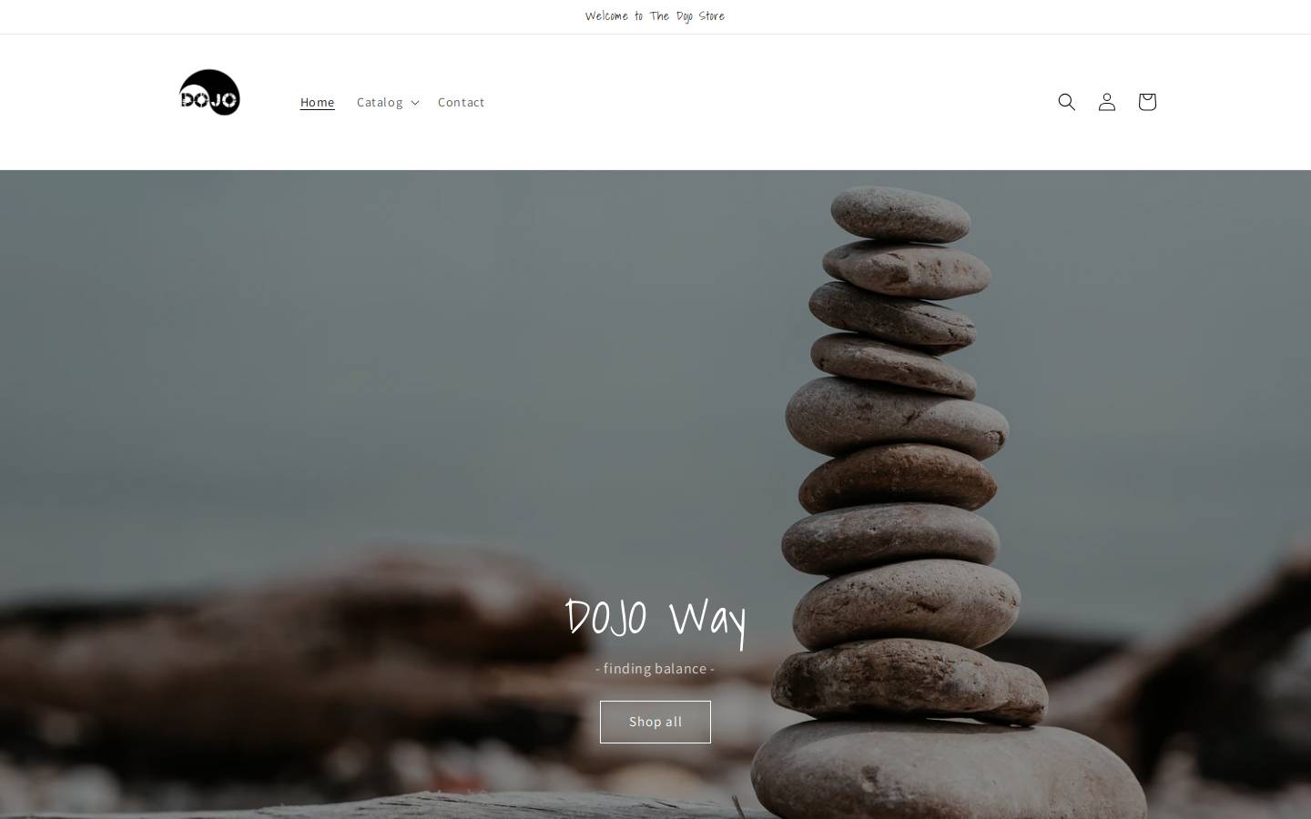 thedojo.store homepage screenshot