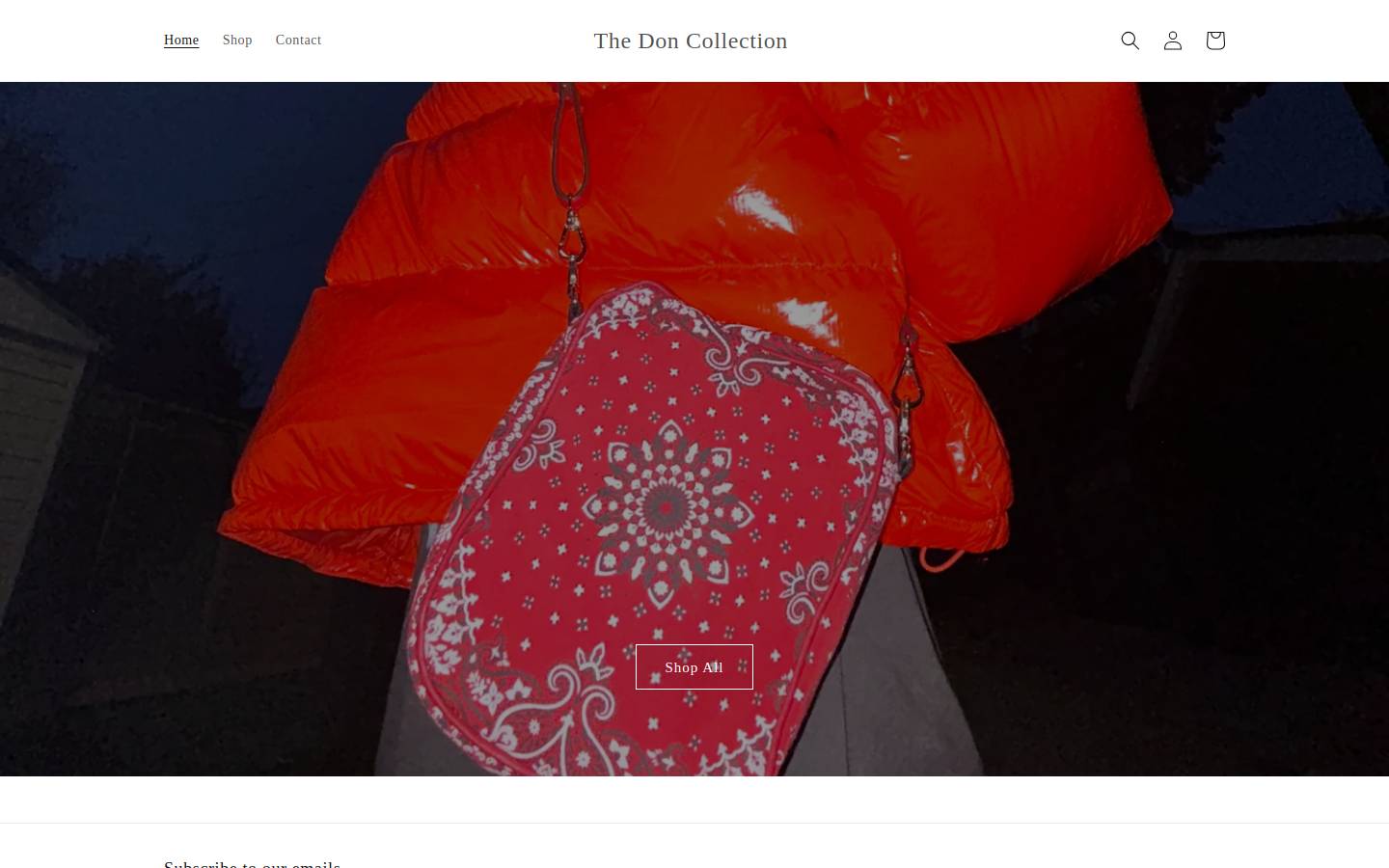 thedoncollection.com homepage screenshot
