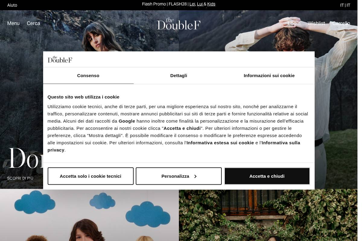 TheDoubleF homepage screenshot