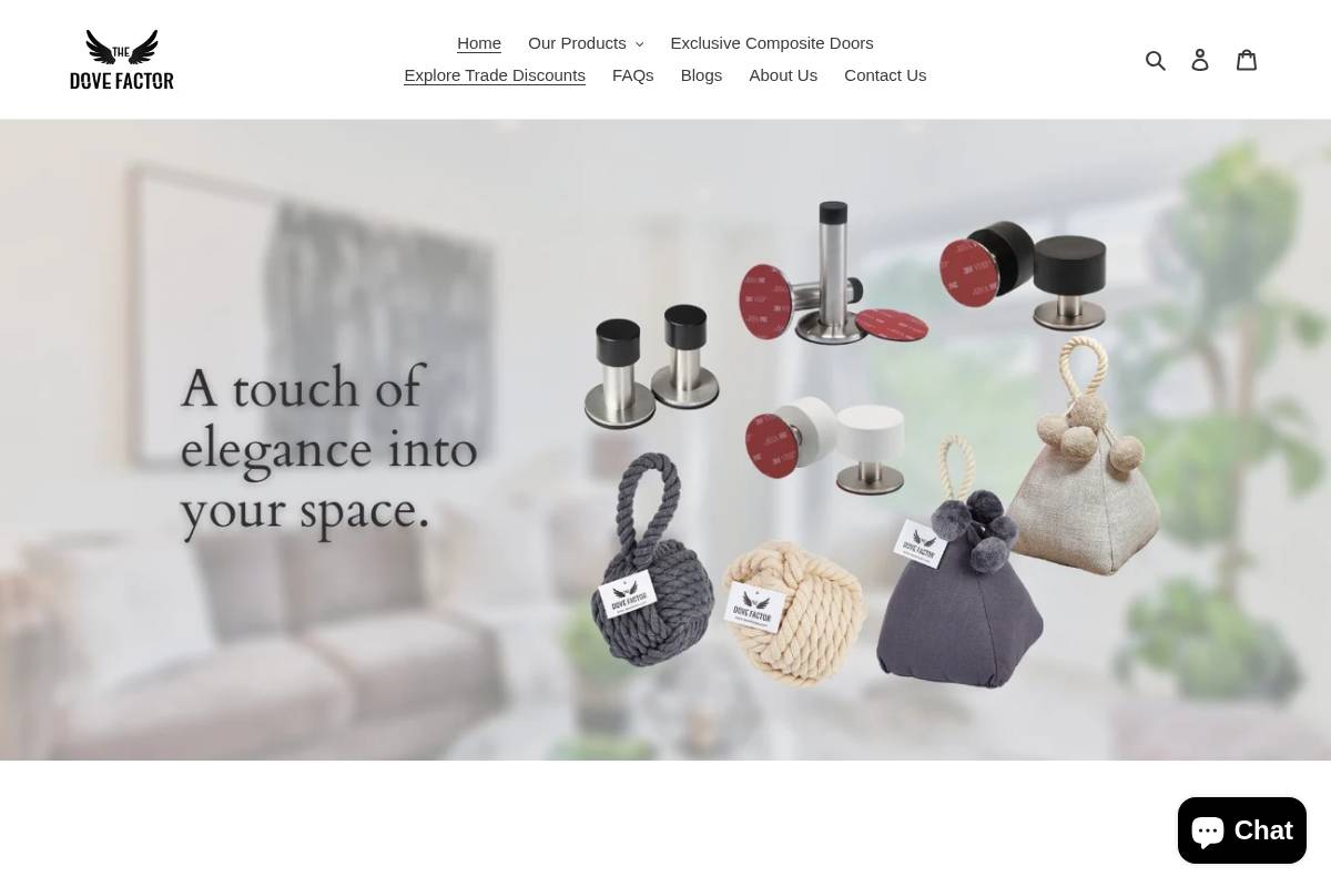 thedovefactor.com homepage screenshot