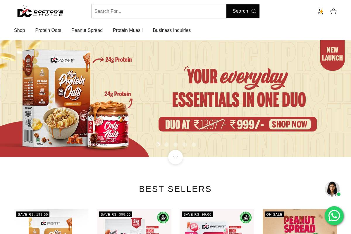 thedrchoice.com homepage screenshot