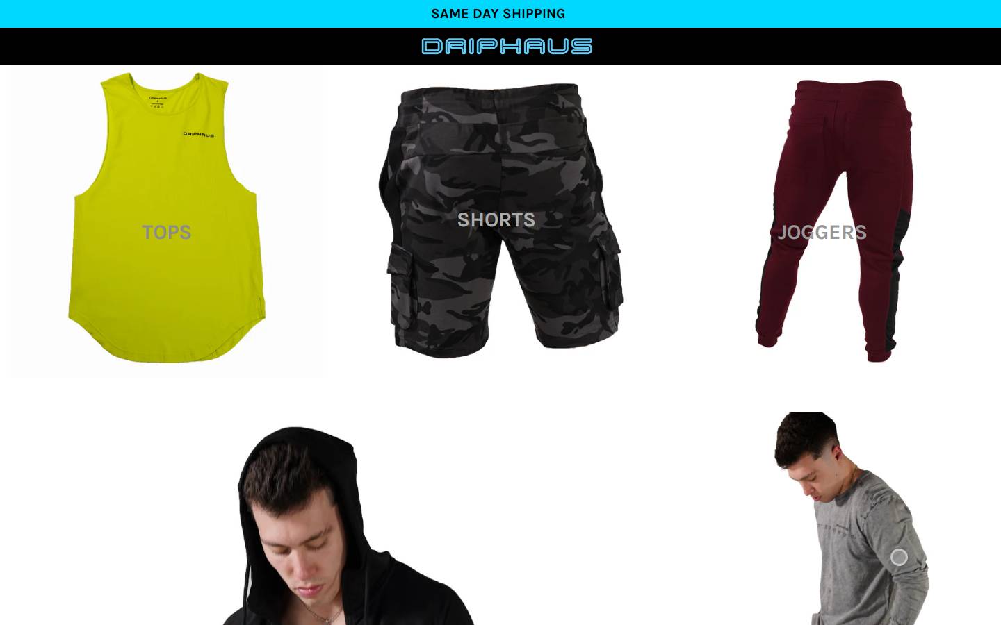thedriphaus.com homepage screenshot