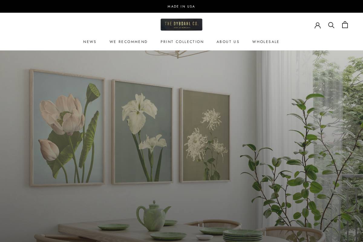 The Dybdahl Co. homepage screenshot