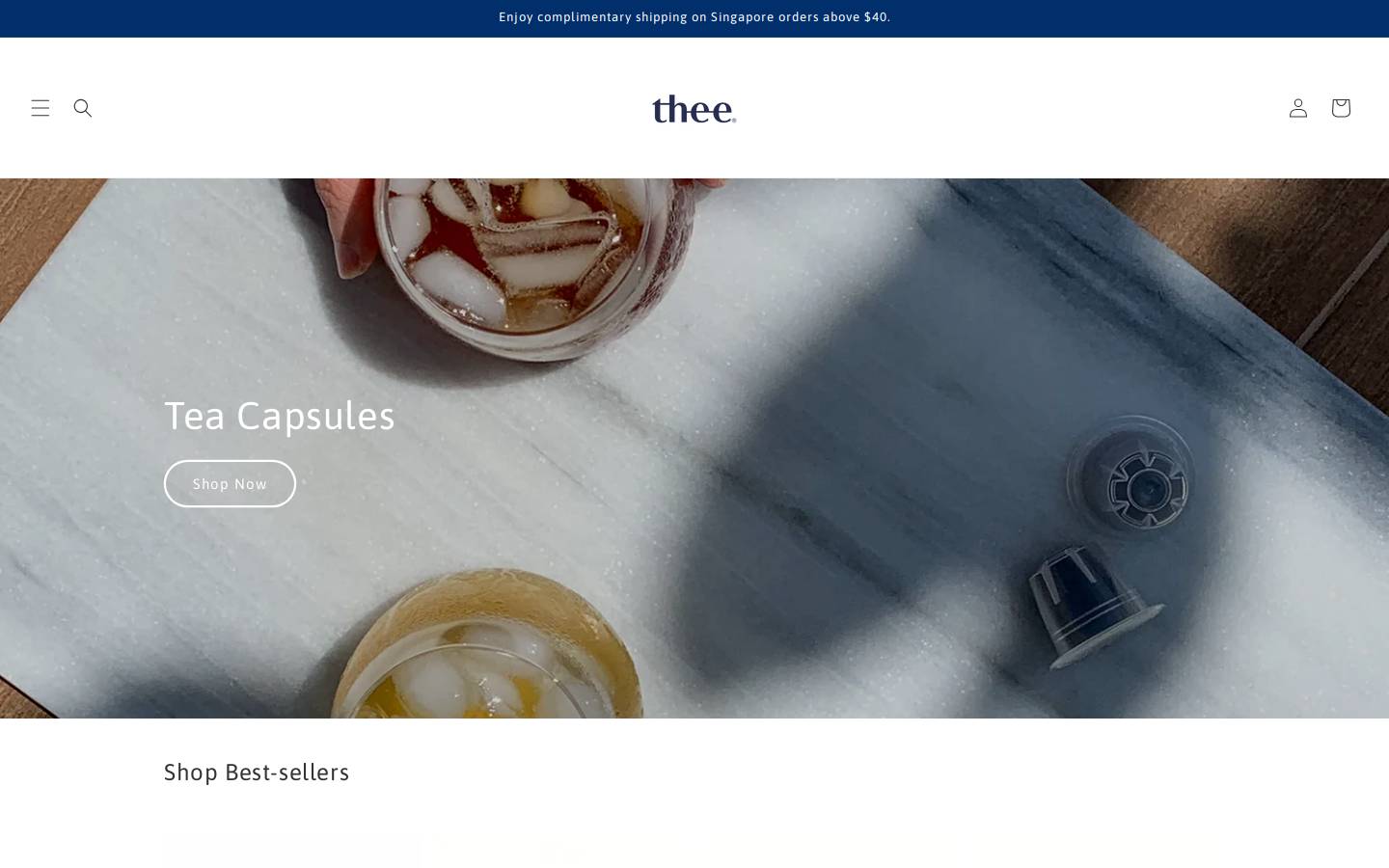 thee.sg homepage screenshot