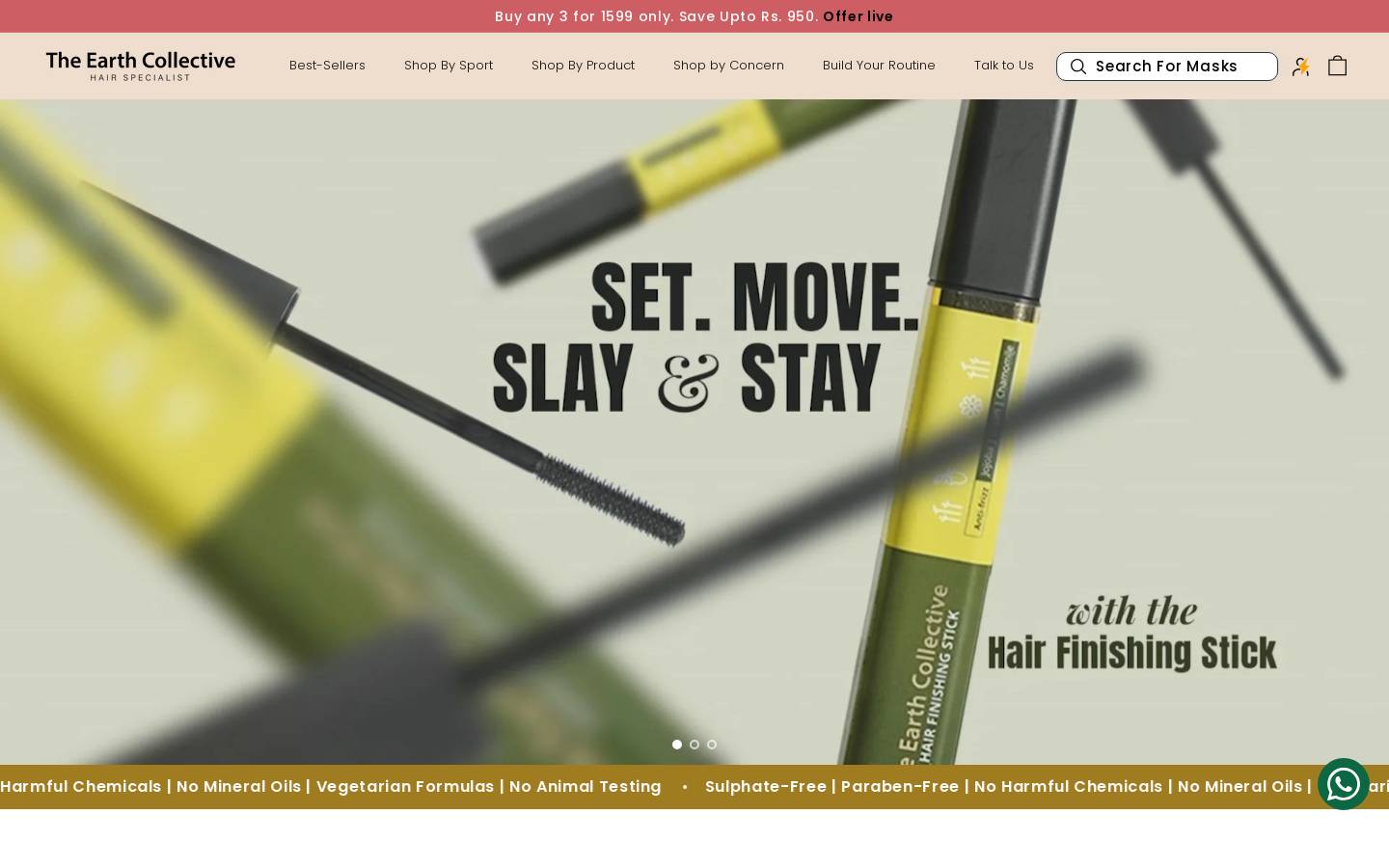 theearthcollective.in homepage screenshot