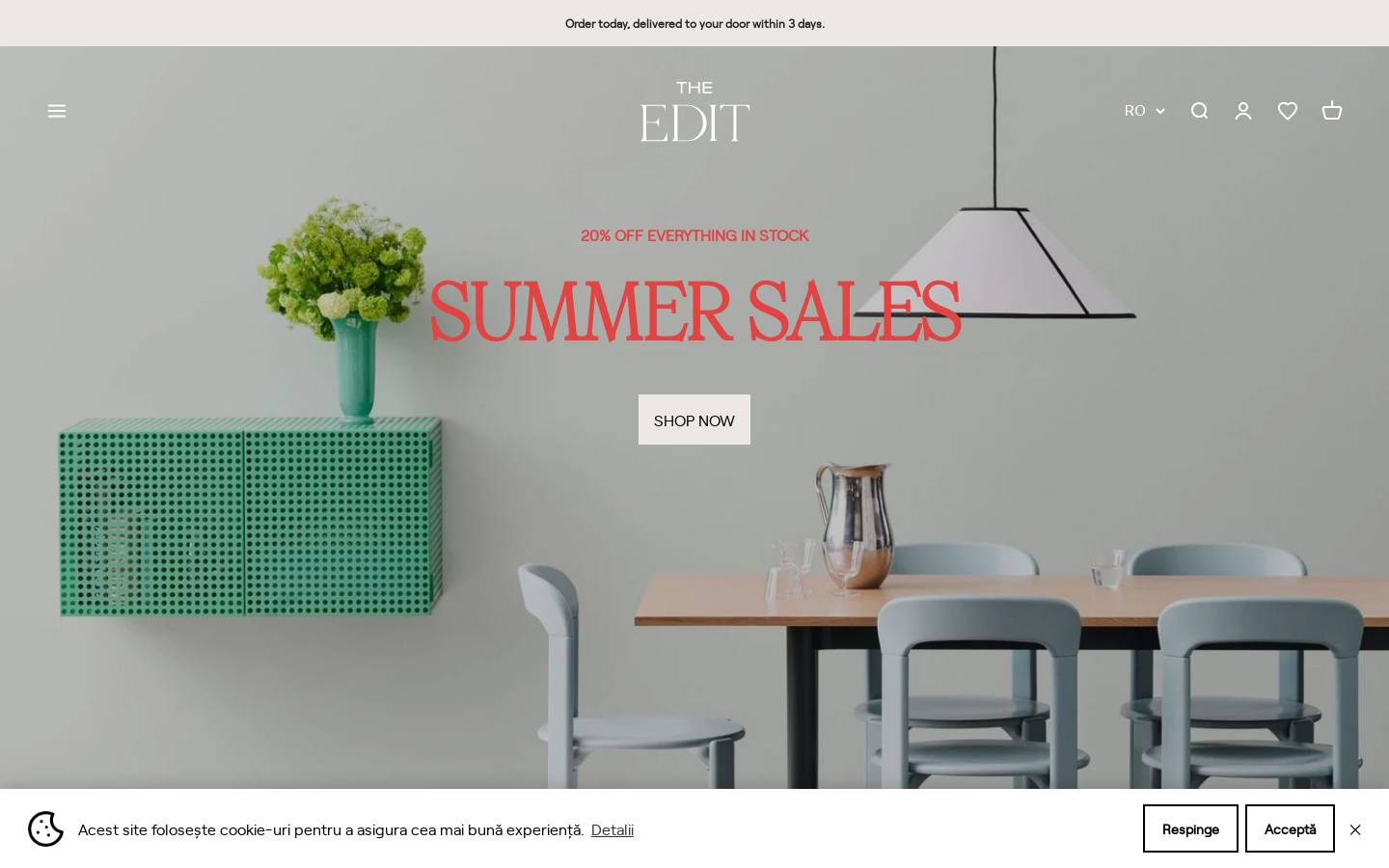 theedit.ro homepage screenshot