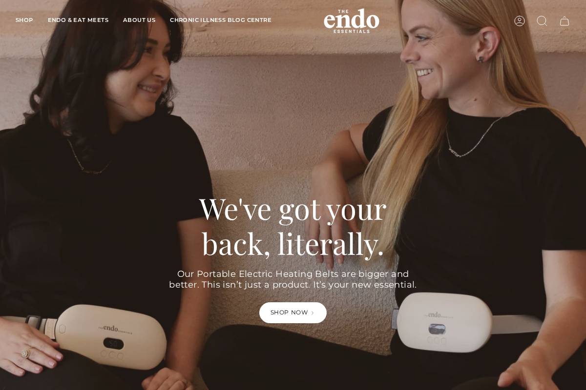 theendoessentials.com homepage screenshot