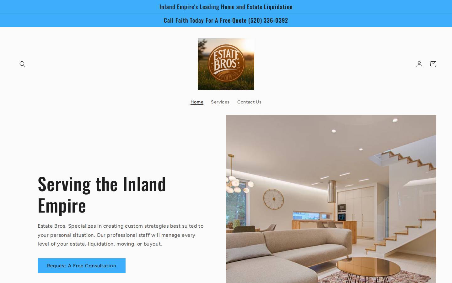 theestatebros.com homepage screenshot