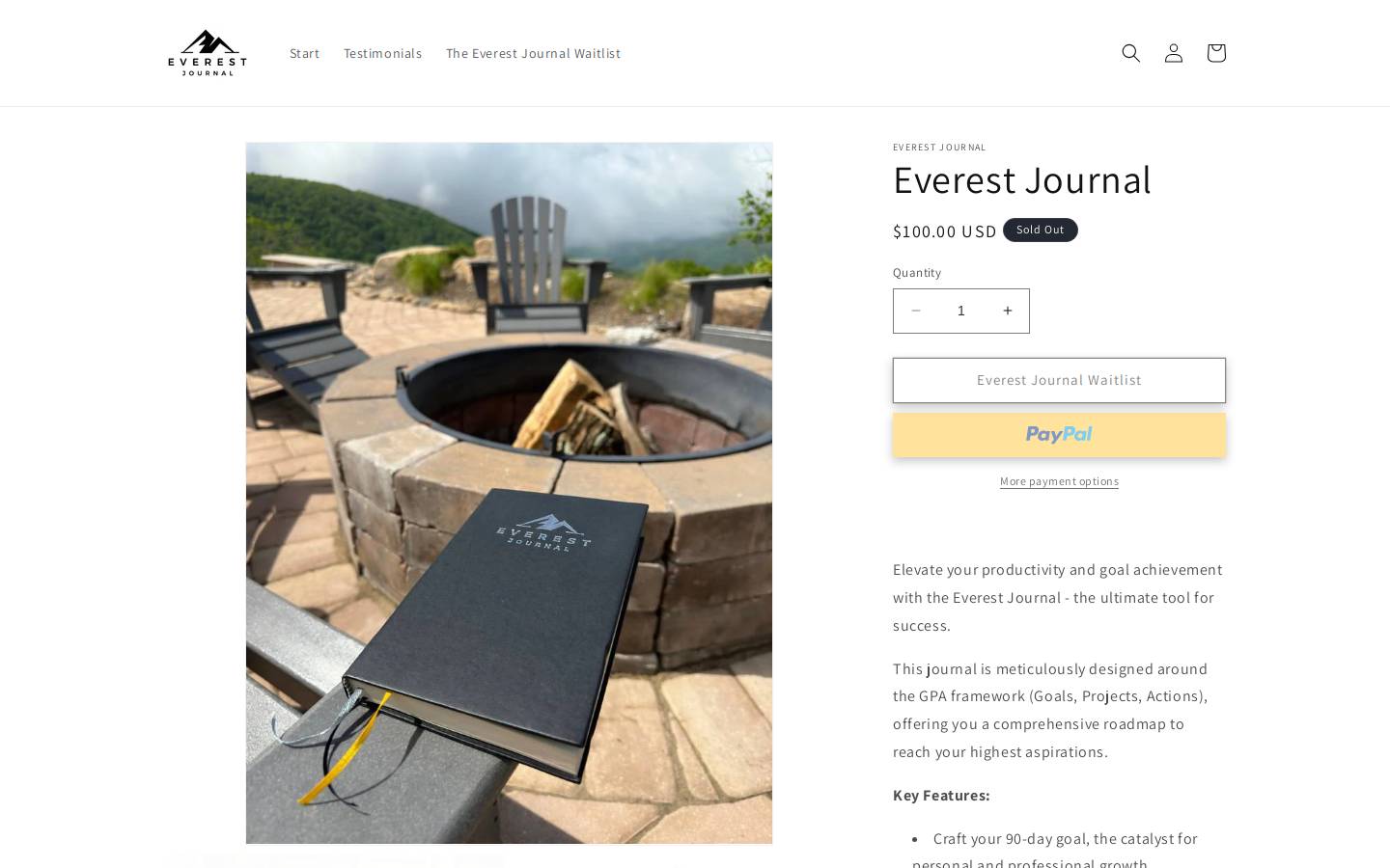 theeverestjournal.com homepage screenshot