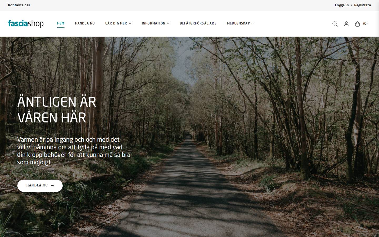 thefasciashop.com homepage screenshot