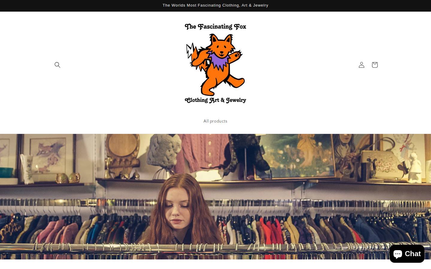thefascinatingfox.com homepage screenshot