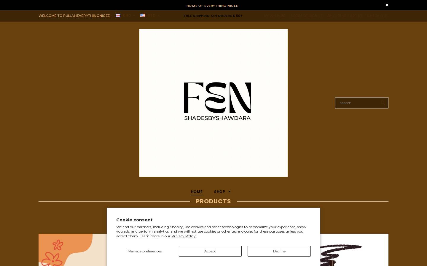 thefenshop.com homepage screenshot