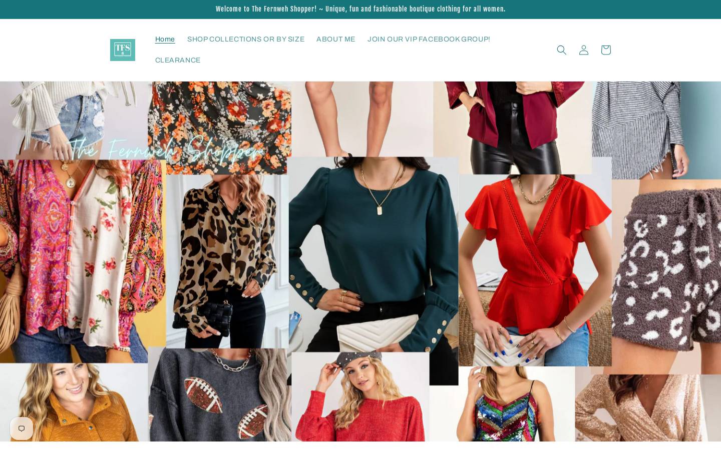 thefernwehshopper.com homepage screenshot