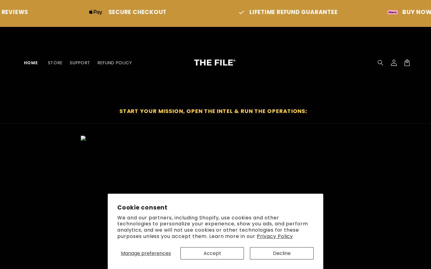 thefileguy.shop homepage screenshot