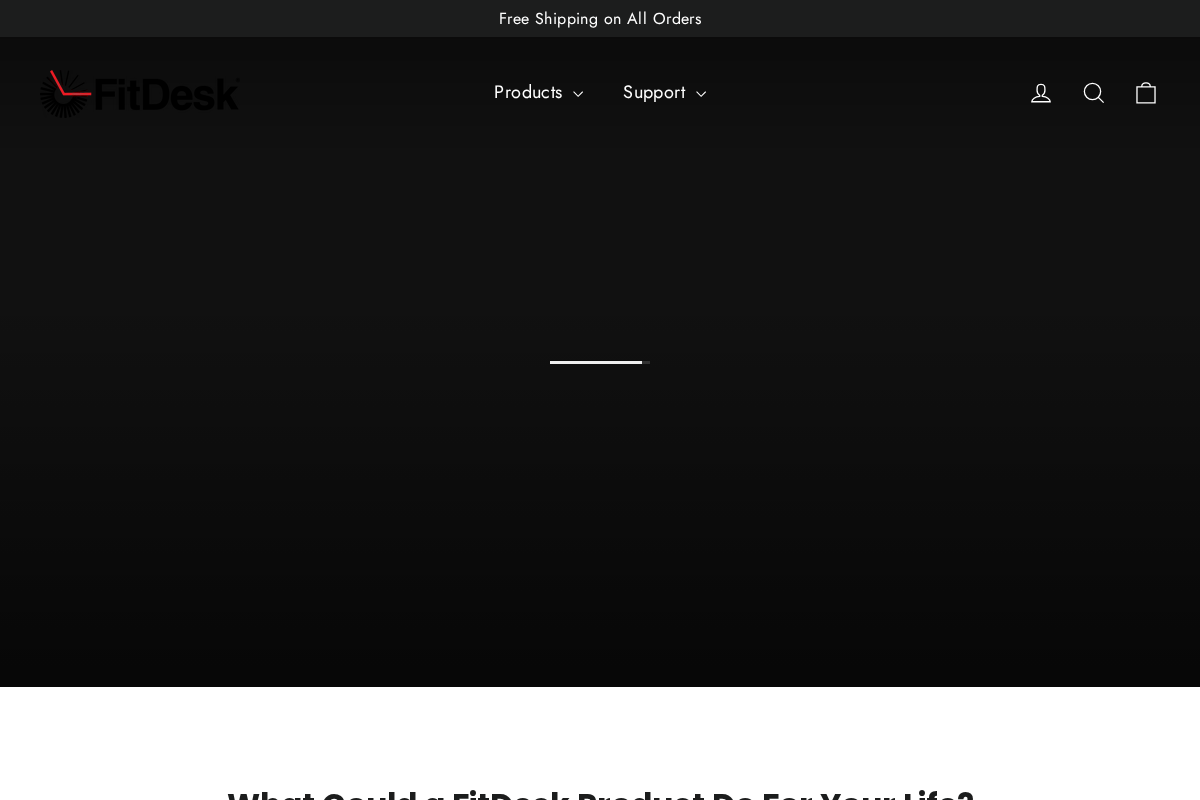 thefitdesk.com homepage screenshot