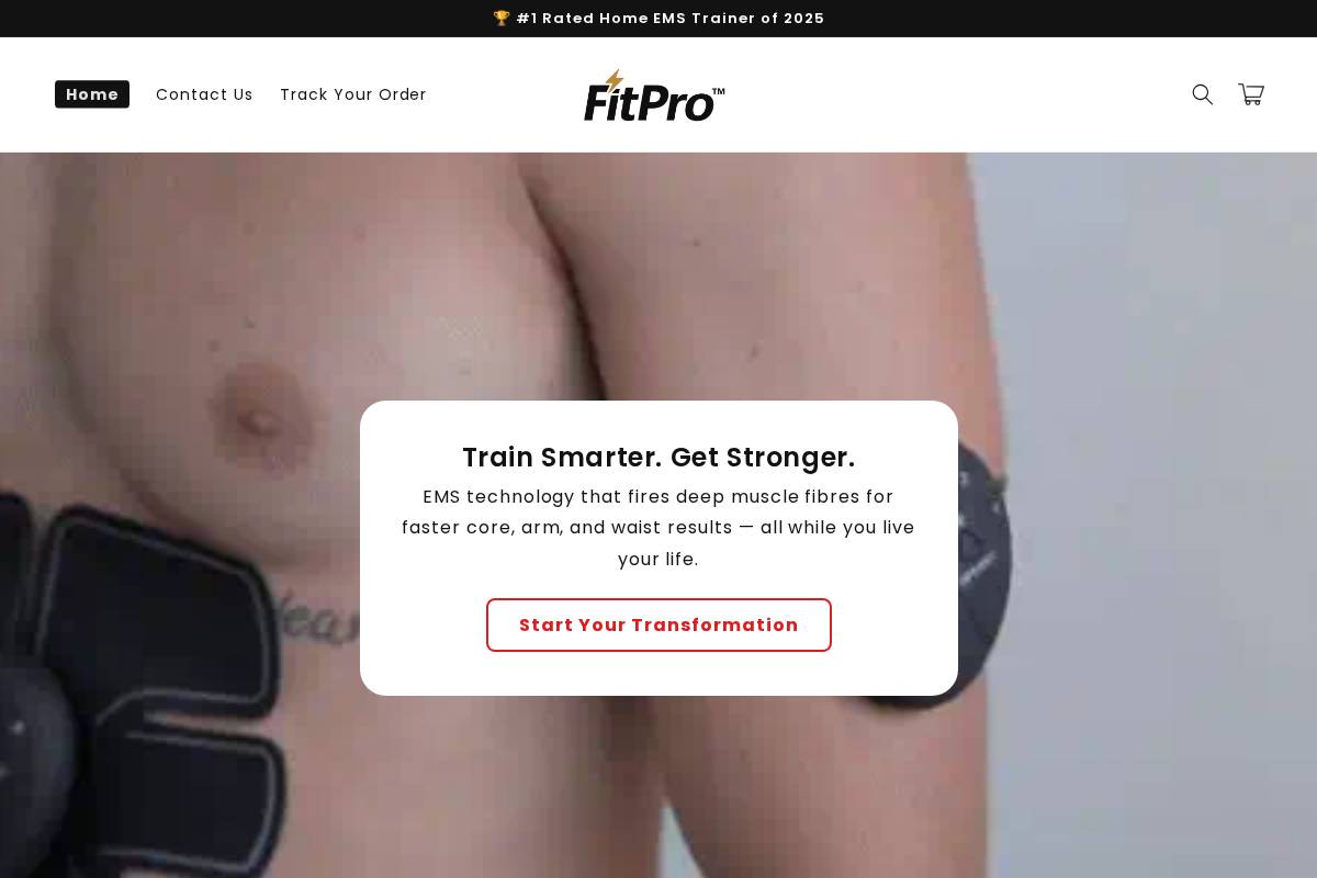 thefitprozone.com homepage screenshot