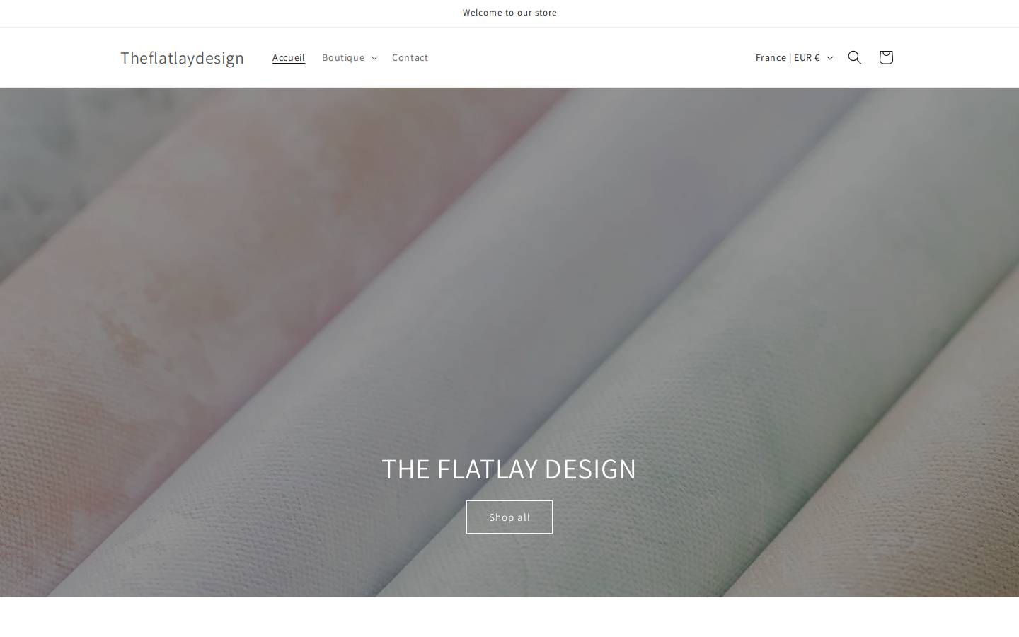 theflatlaydesign.com homepage screenshot