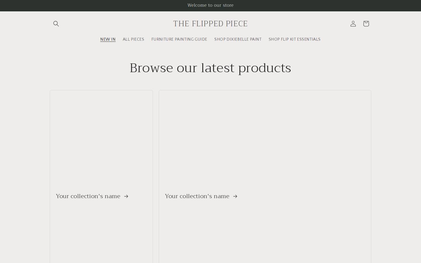 theflippedpiece.com homepage screenshot