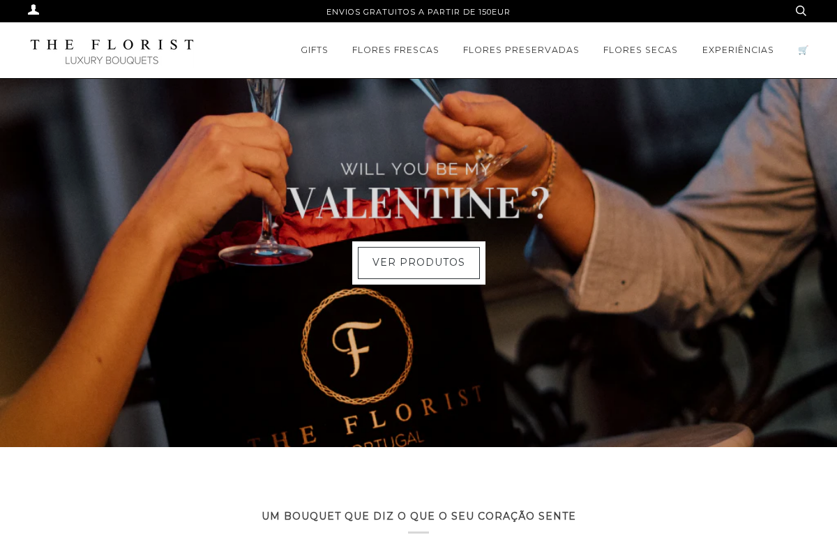 The Florist Portugal - Florista Online 24/7 homepage screenshot