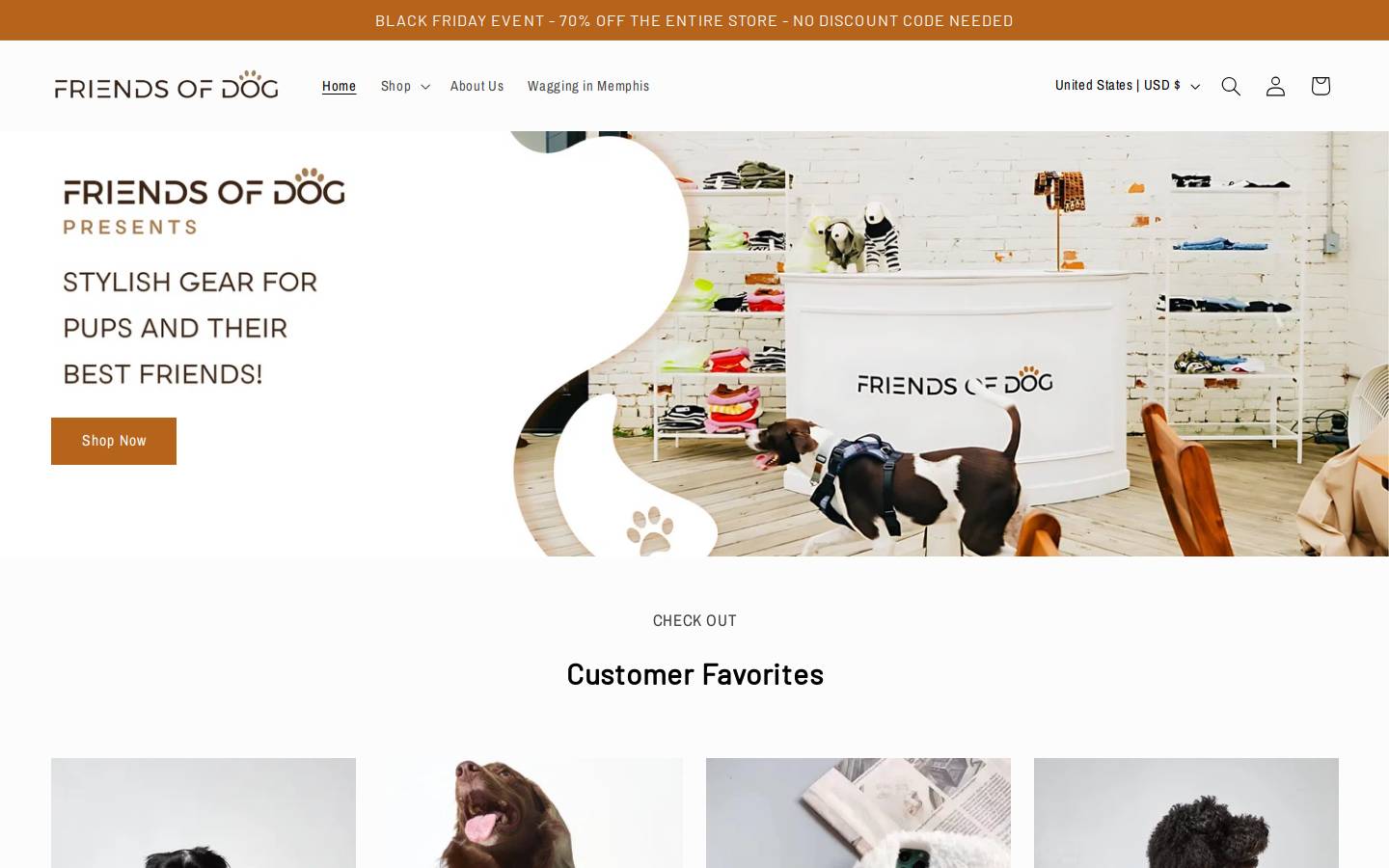 thefodstore.com homepage screenshot