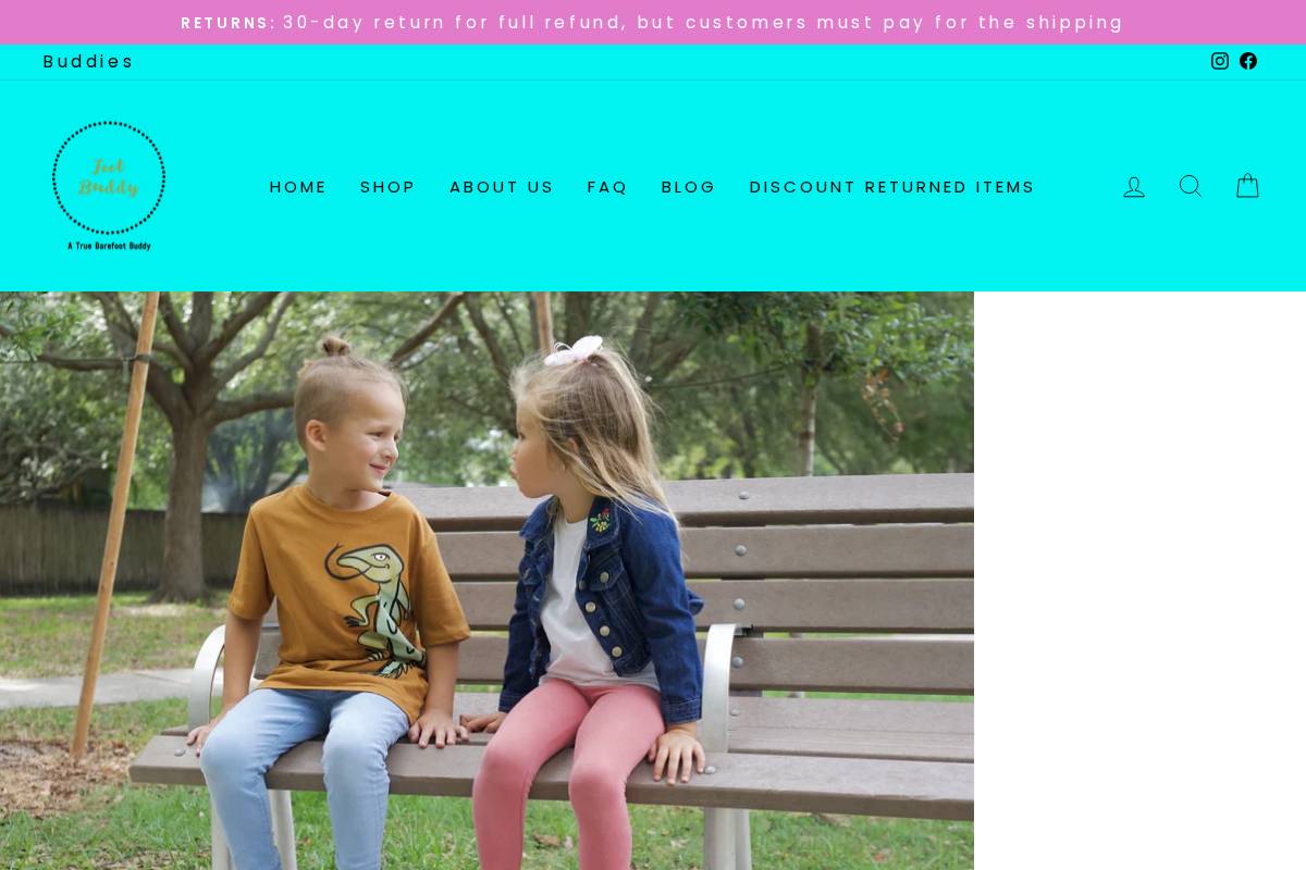 thefootbuddy.com homepage screenshot