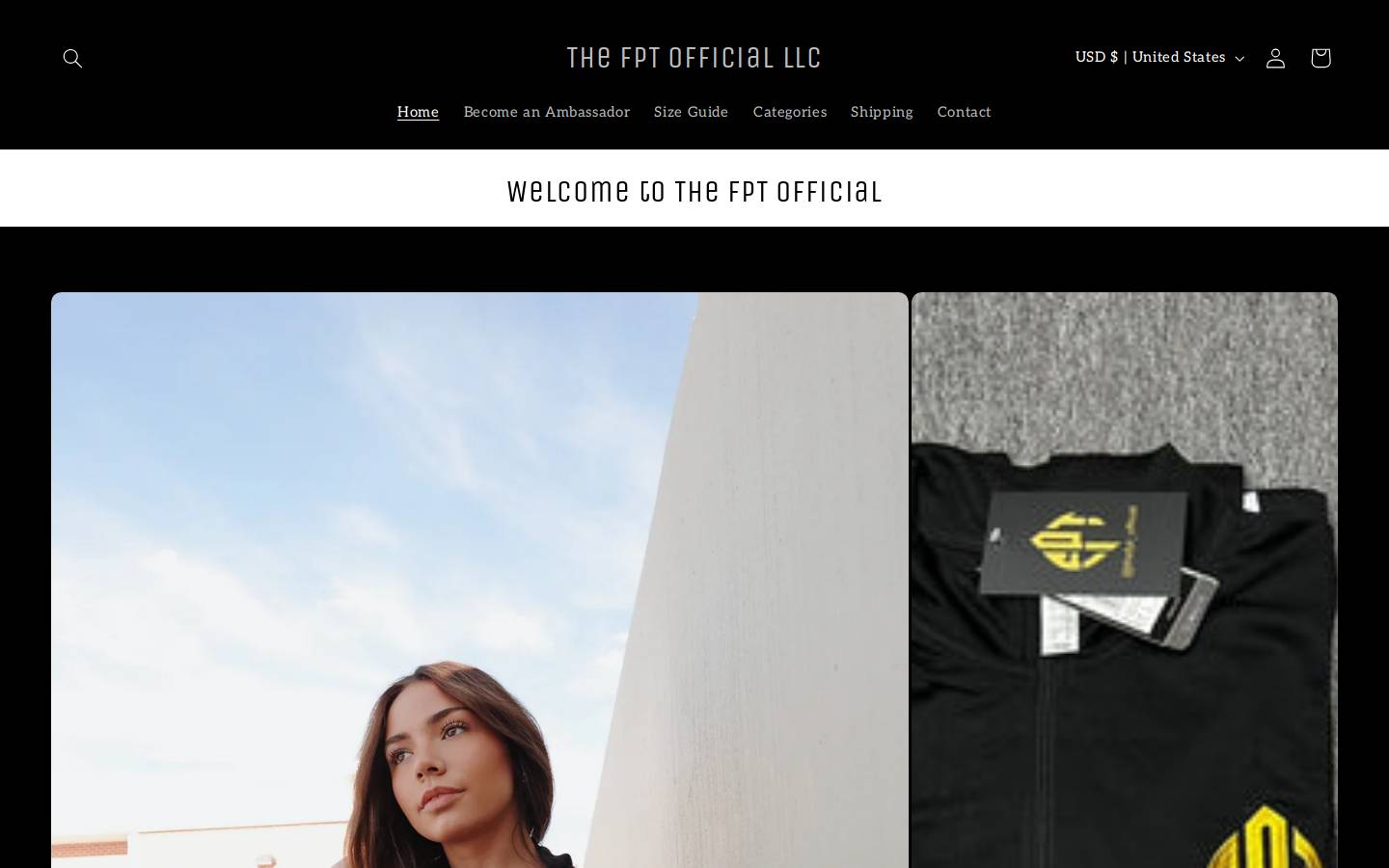 thefptofficial.com homepage screenshot